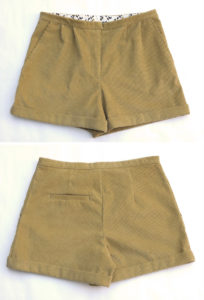 Self-designed corduroy shorts - Sewing shorts