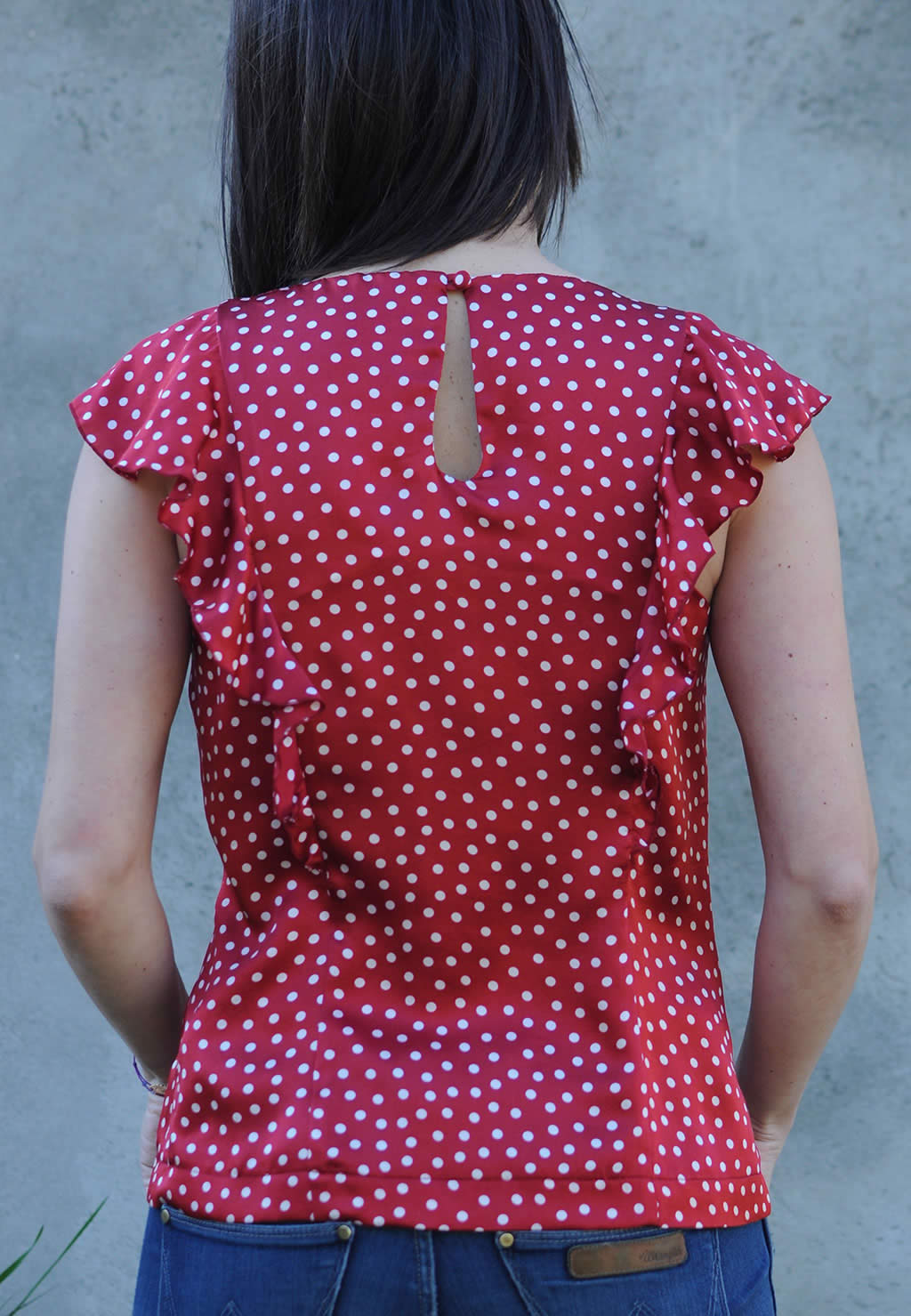 A Polka-dot blouse – Ladulsatina